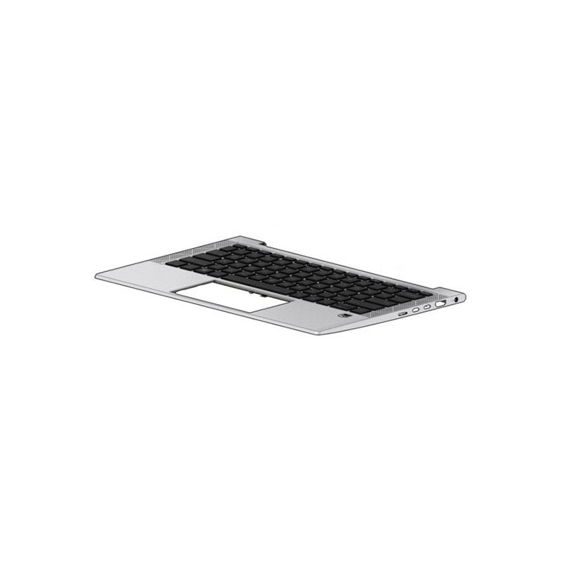 HP Top Cover W/Keyboard BL FR